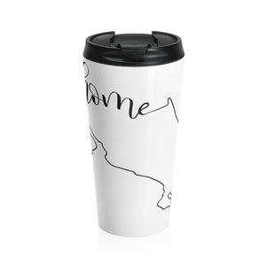 COSTA RICA (White) - Stainless Steel Travel Mug