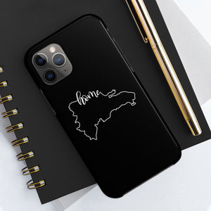 DOMINICAN REPUBLIC (Black) - Phone Cases - 13 Models