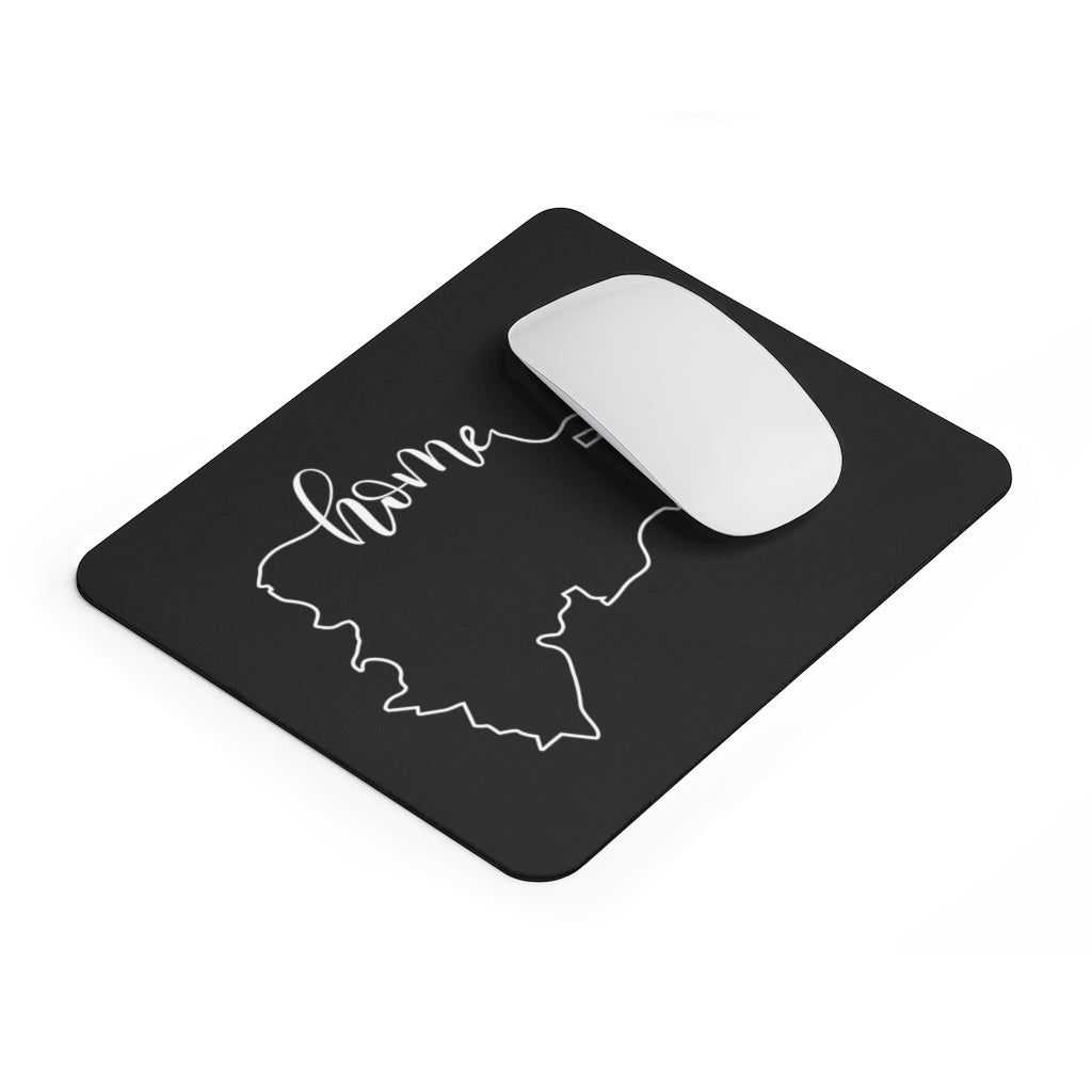 DOMINICAN REPUBLIC (Black) - Mousepad