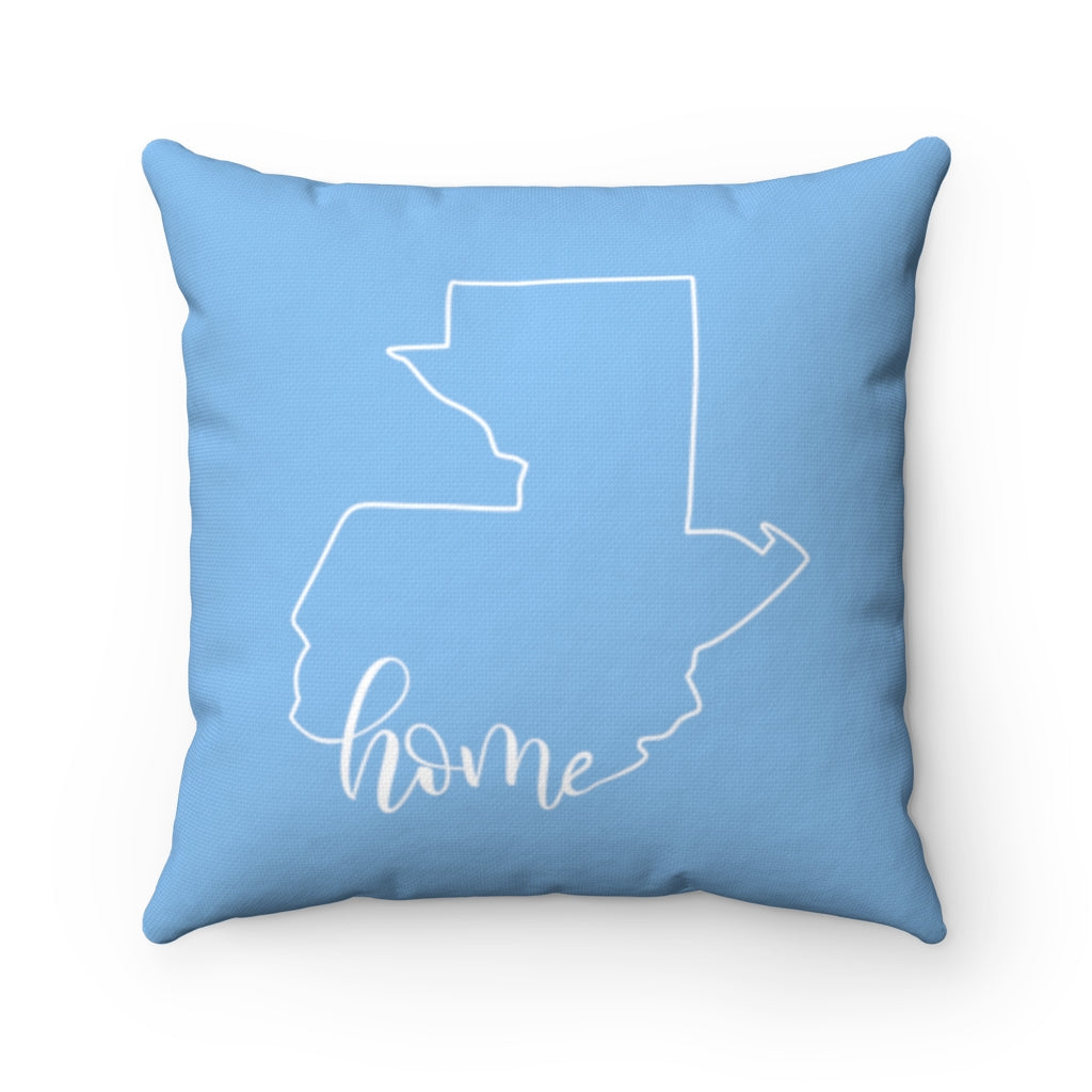 GUATEMALA (Blue) - Polyester Square Pillow