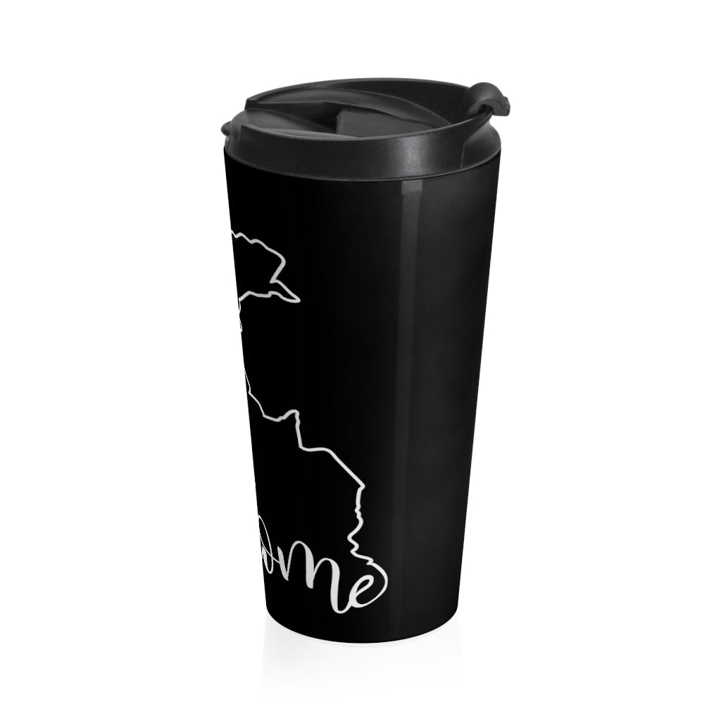 PERU (Black) - Stainless Steel Travel Mug