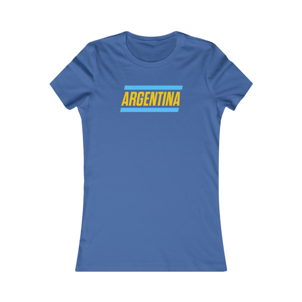 ARGENTINA BOLD (5 Colors) - Women's Favorite Tee