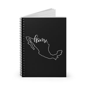 MEXICO (Black) - Spiral Notebook - Ruled Line