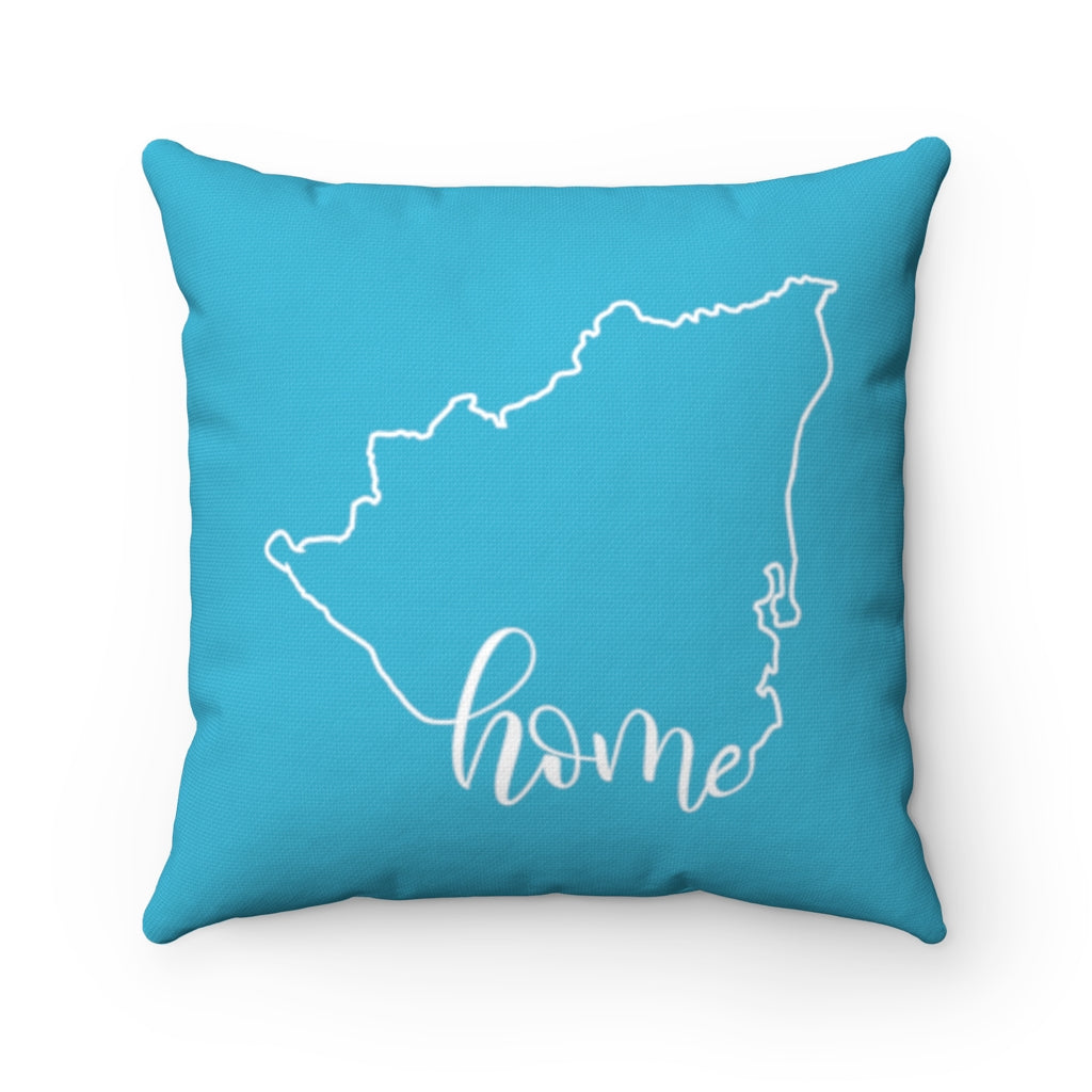 NICARAGUA (Blue) - Polyester Square Pillow