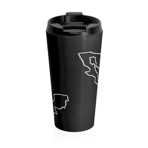 MEXICO (Black) - Stainless Steel Travel Mug