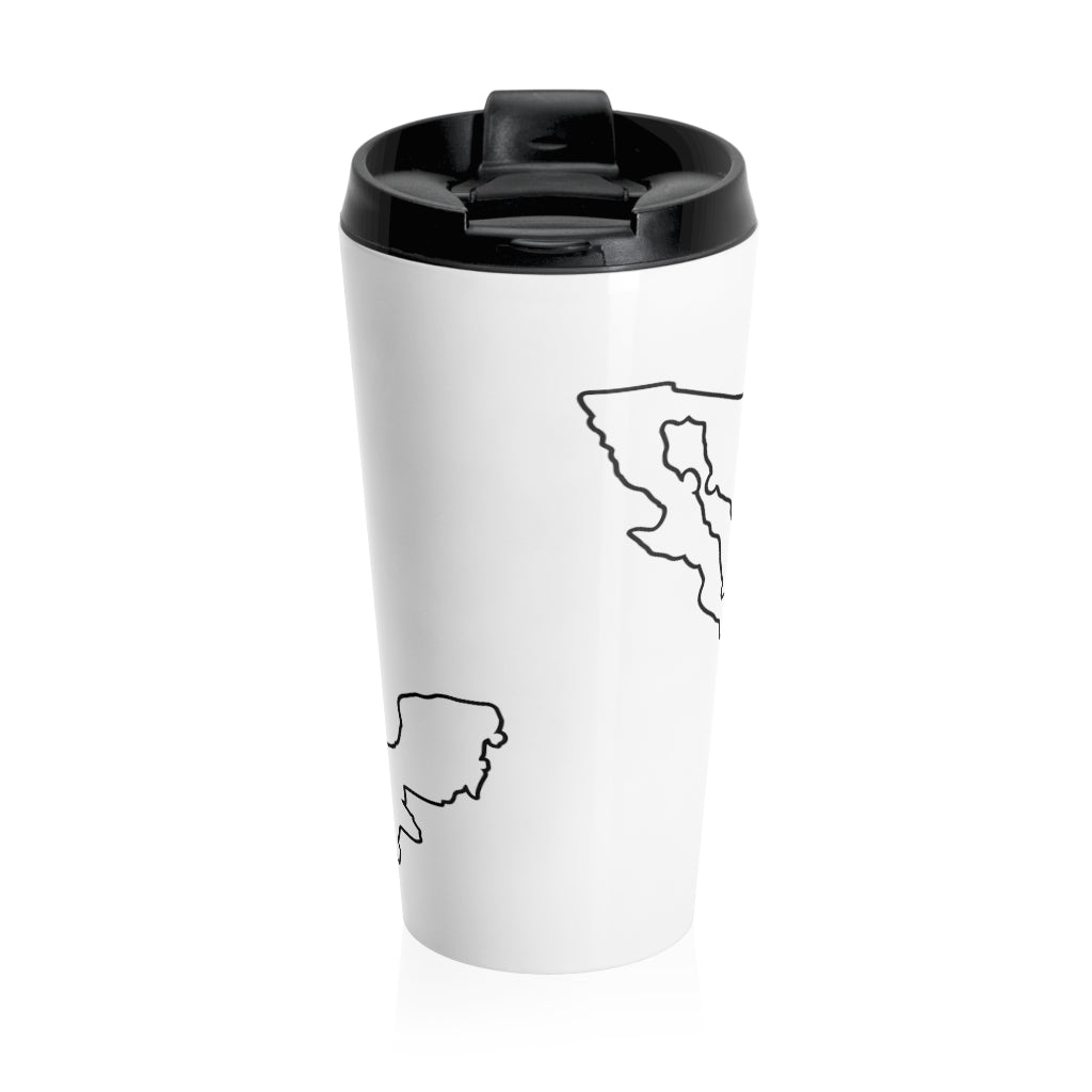 MEXICO (White) - Stainless Steel Travel Mug