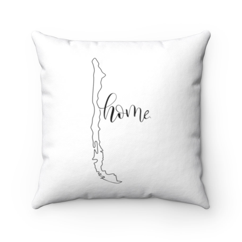 CHILE (White) - Polyester Square Pillow