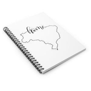 BRAZIL (White) - Spiral Notebook - Ruled Line