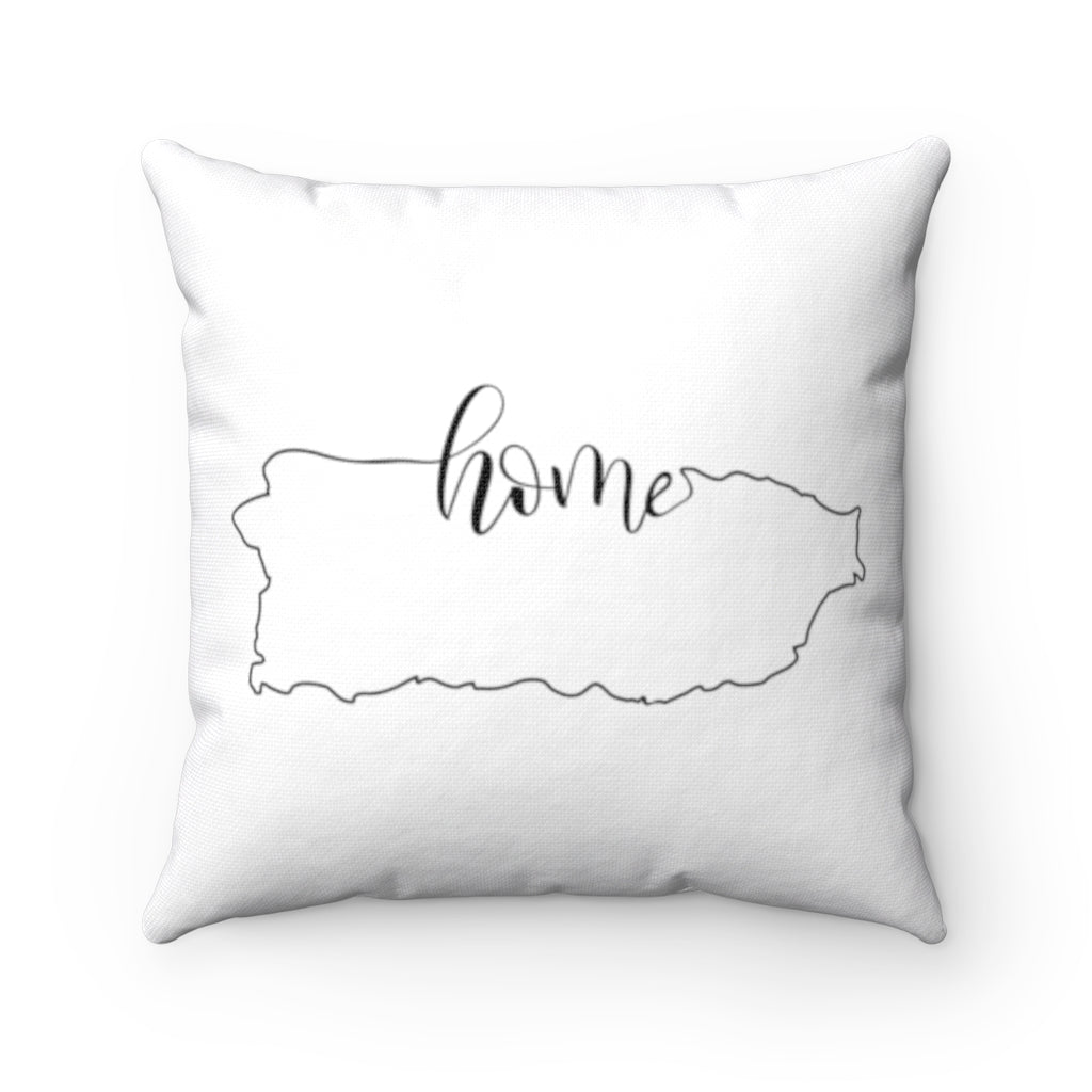 PUERTO RICO (White) - Polyester Square Pillow