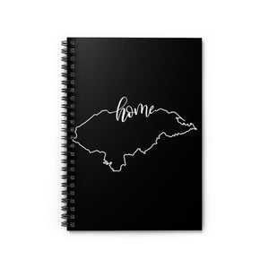 HONDURAS (Black) - Spiral Notebook - Ruled Line