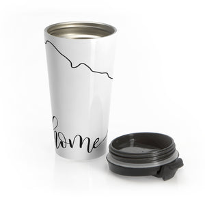 URUGUAY (White) - Stainless Steel Travel Mug