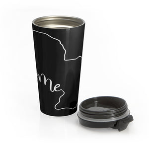 PARAGUAY (Black) - Stainless Steel Travel Mug