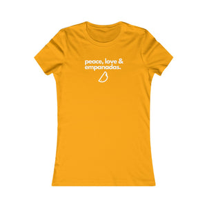 Peace, Love & Empanadas (9 Colors) - Women's Favorite Tee