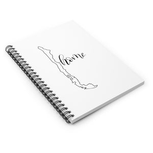 CHILE (White) - Spiral Notebook - Ruled Line