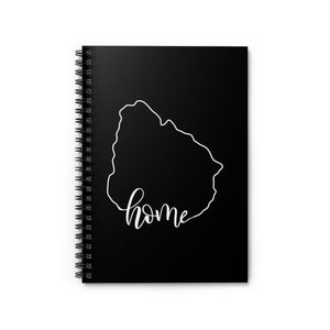 URUGUAY (Black) - Spiral Notebook - Ruled Line