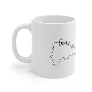 DOMINICAN REPUBLIC (White) - Mug 11oz