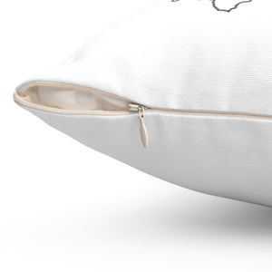 ECUADOR (White) - Polyester Square Pillow