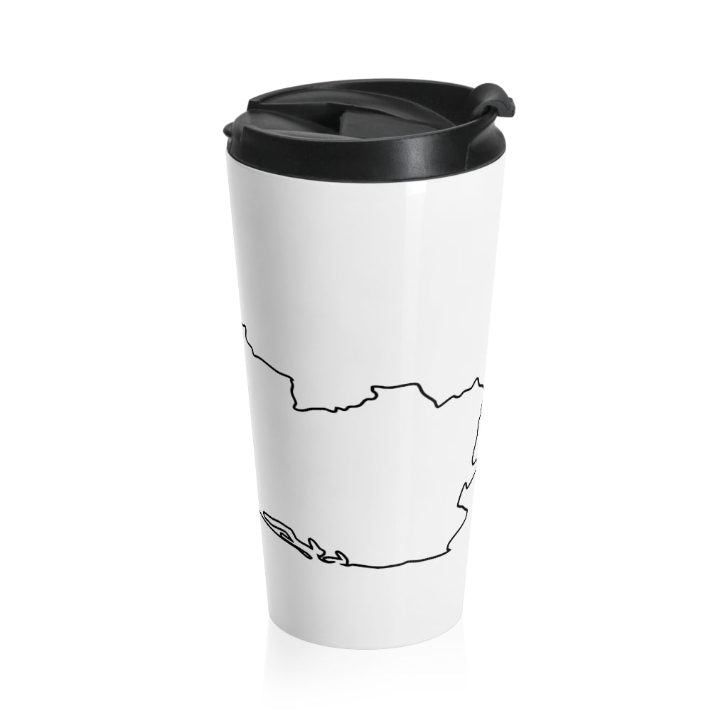 EL SALVADOR (White) - Stainless Steel Travel Mug