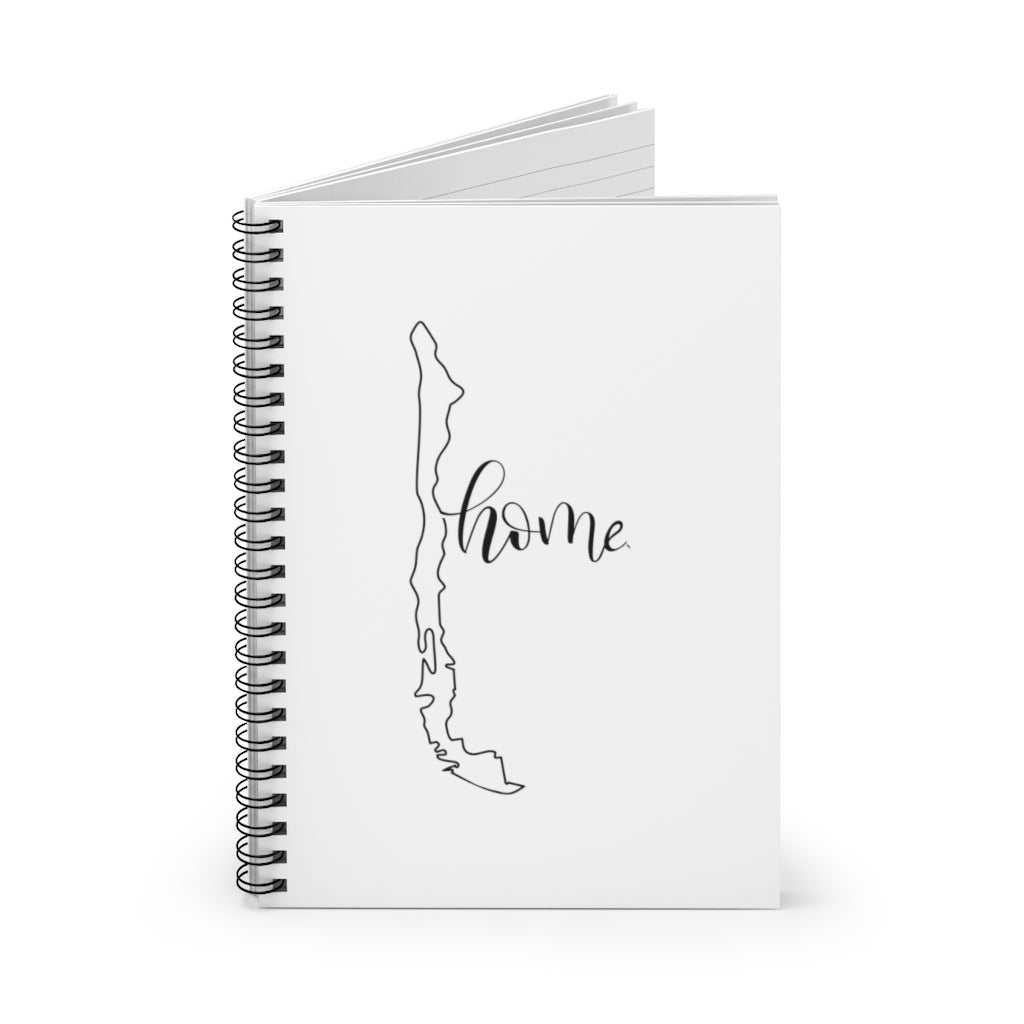CHILE (White) - Spiral Notebook - Ruled Line