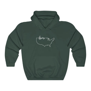 UNITED STATES (12 Colors) - Unisex Heavy Blend Hooded Sweatshirt