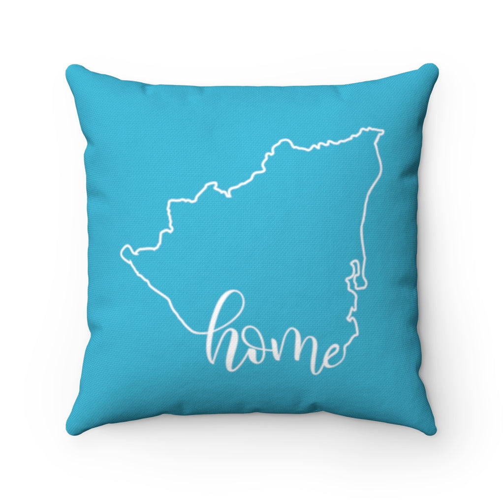 NICARAGUA (Blue) - Polyester Square Pillow