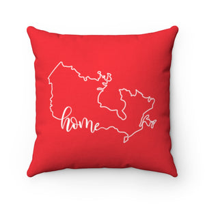 CANADA (Red) - Polyester Square Pillow