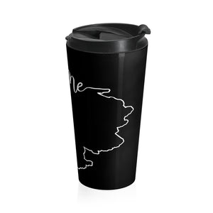 VENEZUELA (Black) - Stainless Steel Travel Mug
