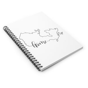 CANADA (White) - Spiral Notebook - Ruled Line