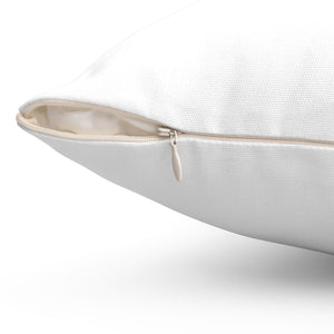 JAMAICA (White) - Polyester Square Pillow