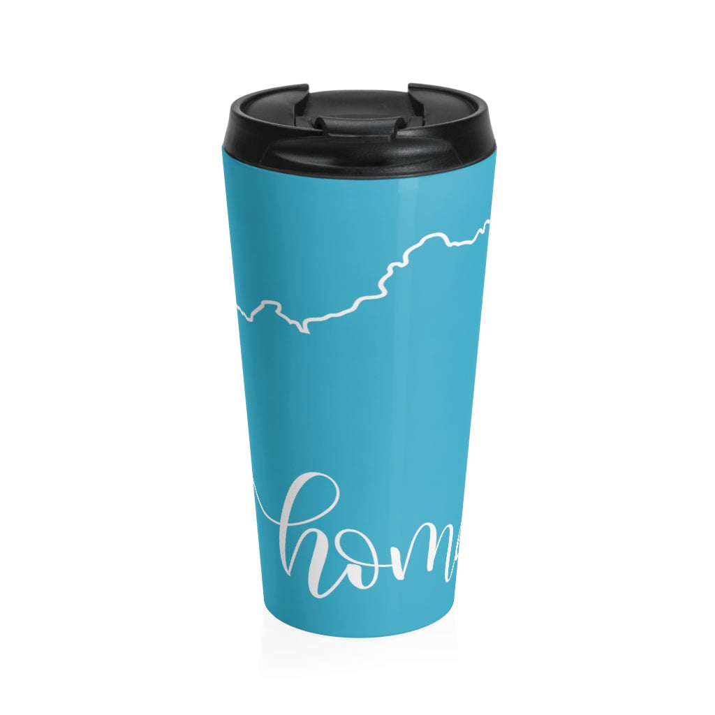 NICARAGUA (Blue) - Stainless Steel Travel Mug