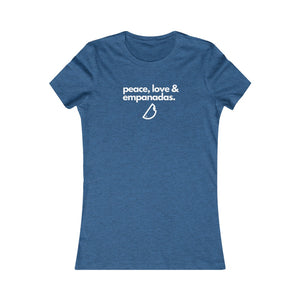 Peace, Love & Empanadas (9 Colors) - Women's Favorite Tee