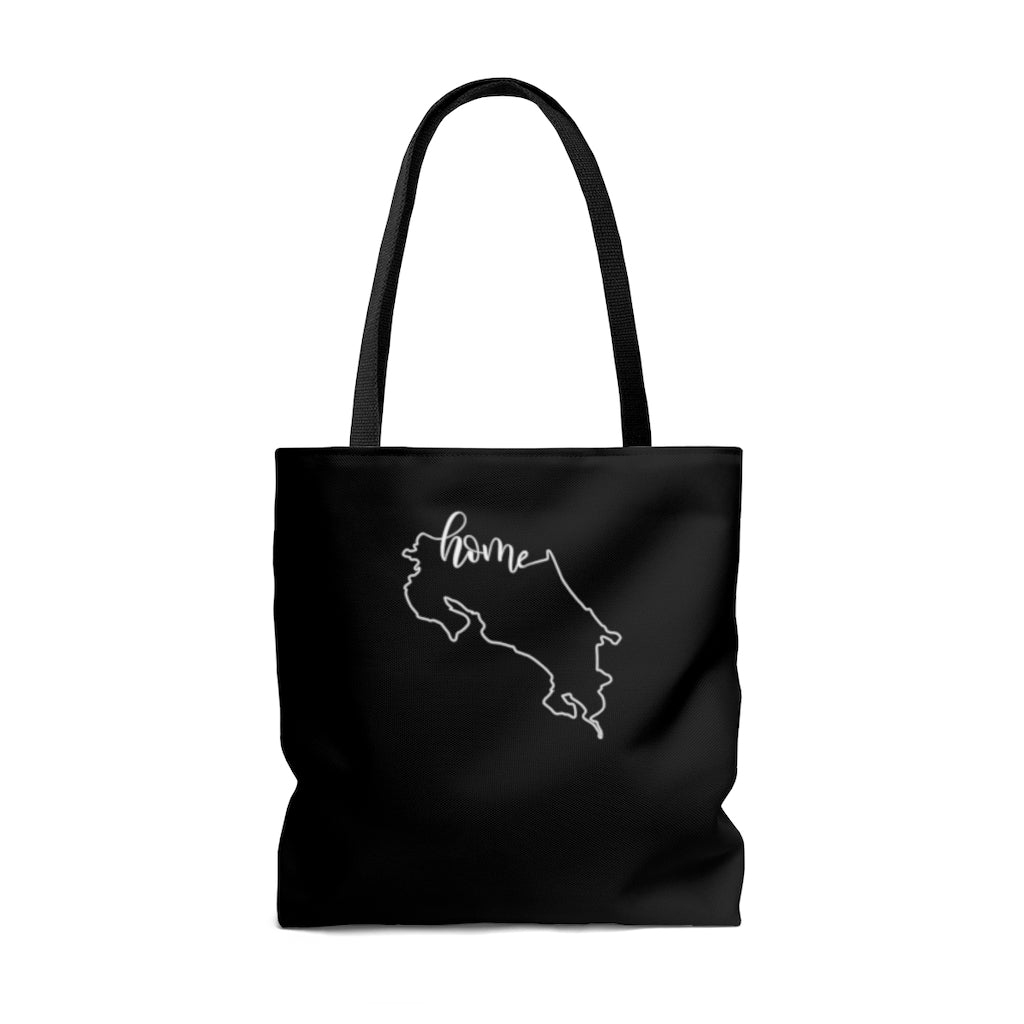 COSTA RICA (Black) - Tote Bag