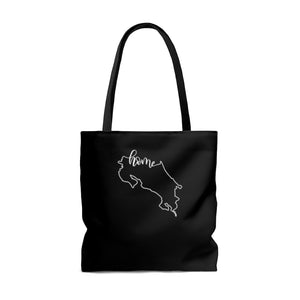 COSTA RICA (Black) - Tote Bag