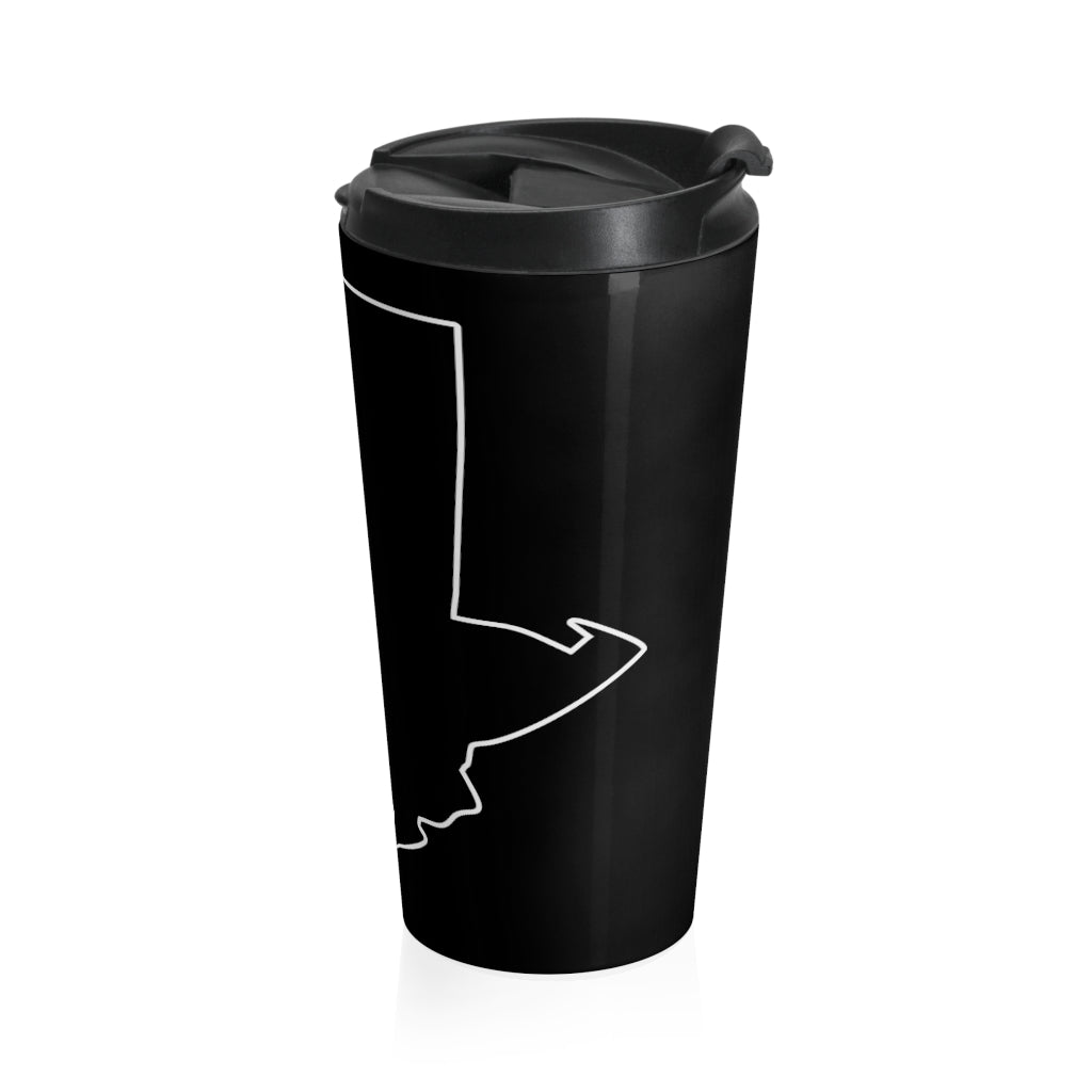 GUATEMALA (Black) - Stainless Steel Travel Mug