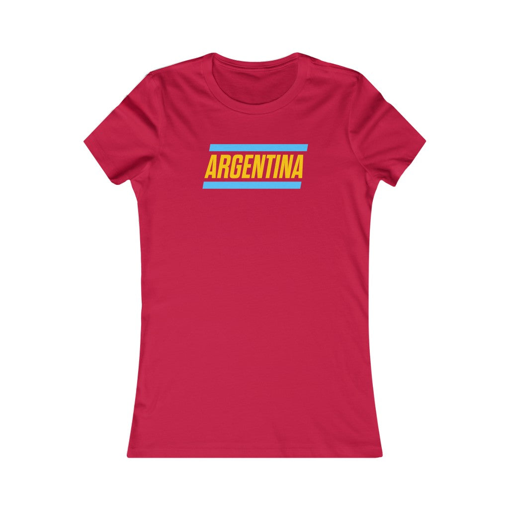 ARGENTINA BOLD (5 Colors) - Women's Favorite Tee