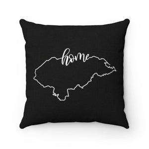 HONDURAS (Black) - Polyester Square Pillow