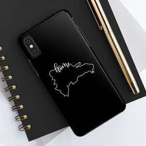 DOMINICAN REPUBLIC (Black) - Phone Cases - 13 Models