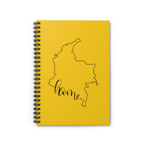 COLOMBIA (Yellow) - Spiral Notebook - Ruled Line