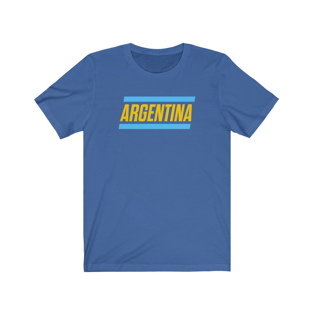 ARGENTINA BOLD (5 Colors) - Unisex Jersey Short Sleeve Tee