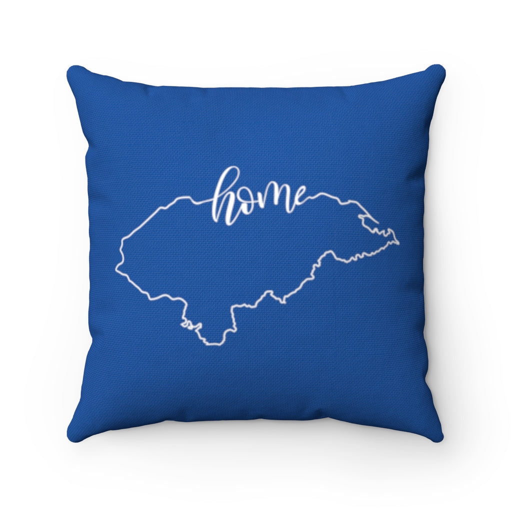 HONDURAS (Blue) - Polyester Square Pillow