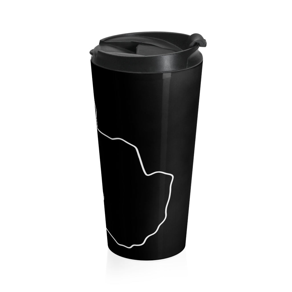 PARAGUAY (Black) - Stainless Steel Travel Mug