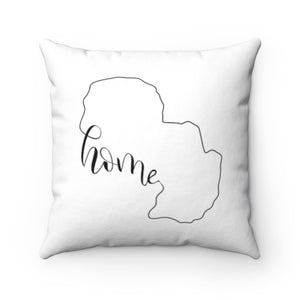 PARAGUAY (White) - Polyester Square Pillow
