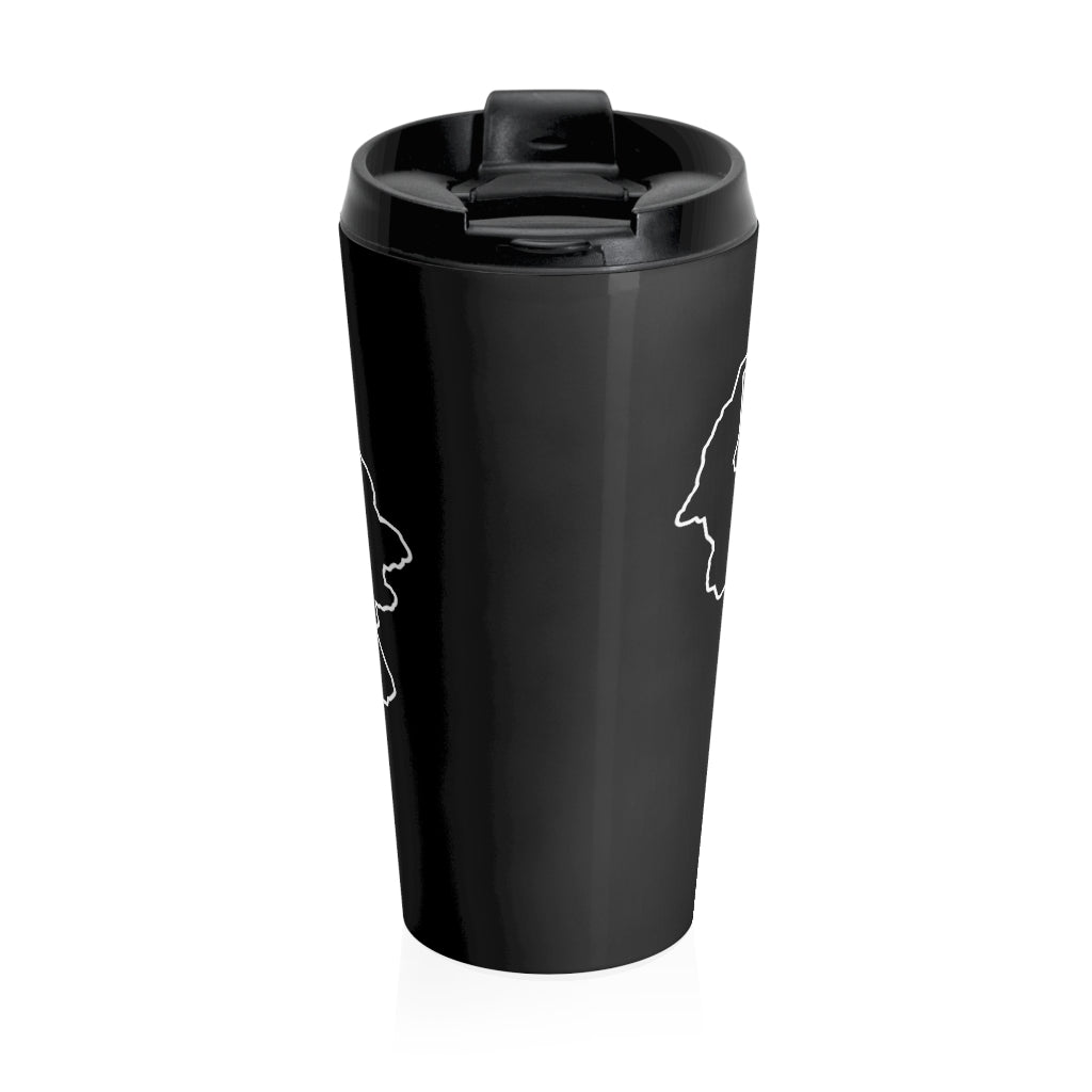 VENEZUELA (Black) - Stainless Steel Travel Mug