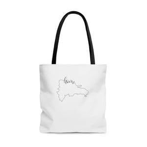 DOMINICAN REPUBLIC (White) - Tote Bag