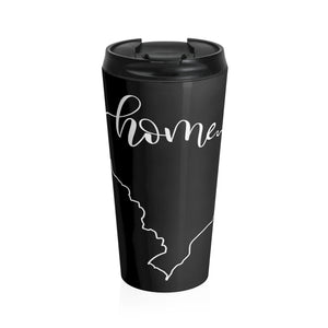 BRAZIL (Black) - Stainless Steel Travel Mug