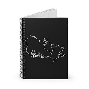 CANADA (Black) - Spiral Notebook - Ruled Line