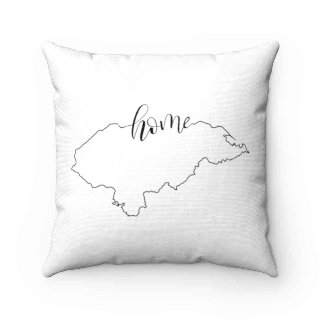 HONDURAS (White) - Polyester Square Pillow