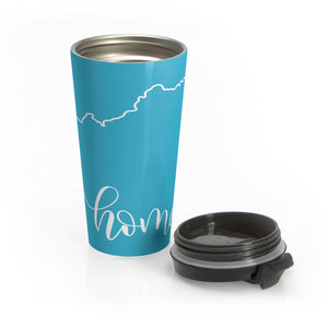 NICARAGUA (Blue) - Stainless Steel Travel Mug