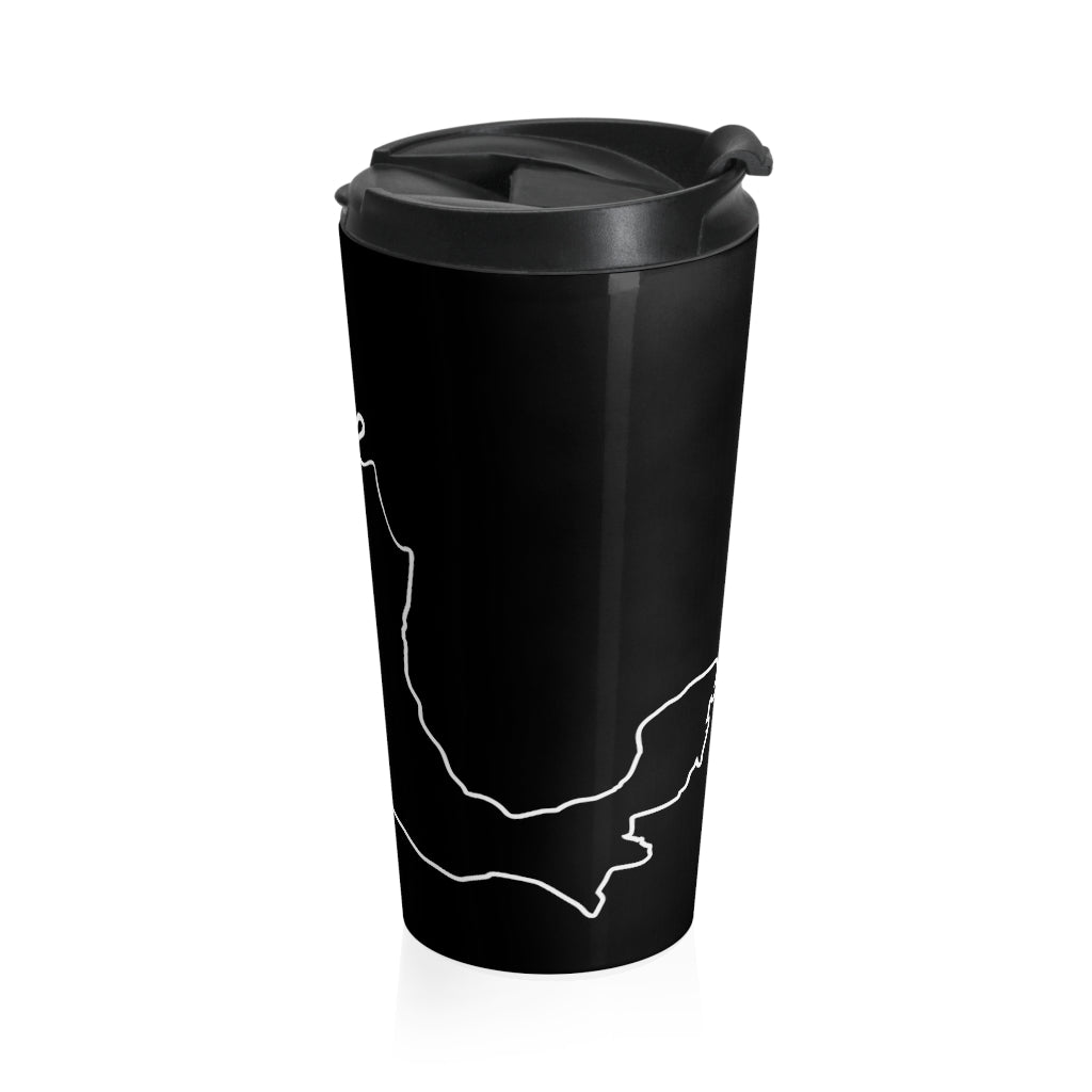 MEXICO (Black) - Stainless Steel Travel Mug