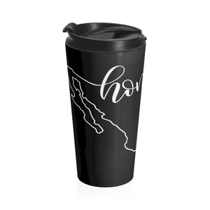 MEXICO (Black) - Stainless Steel Travel Mug